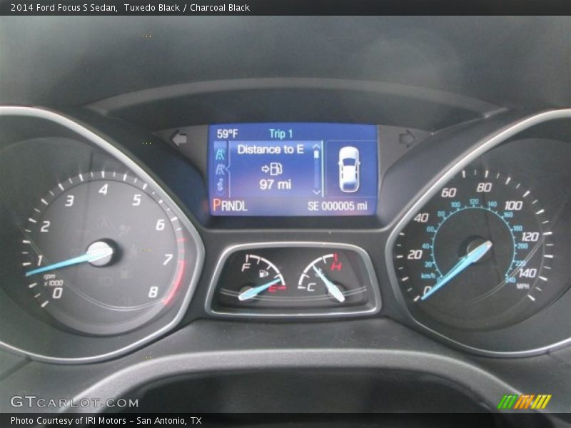 Tuxedo Black / Charcoal Black 2014 Ford Focus S Sedan