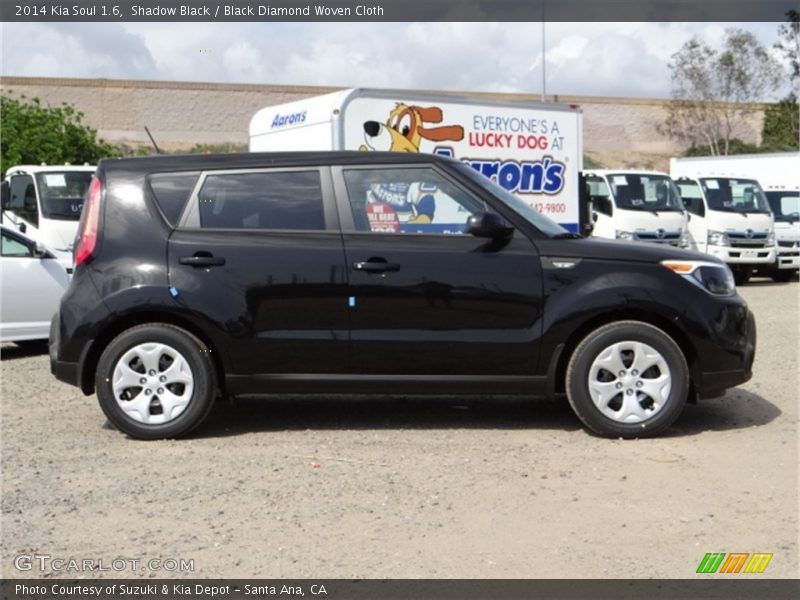Shadow Black / Black Diamond Woven Cloth 2014 Kia Soul 1.6