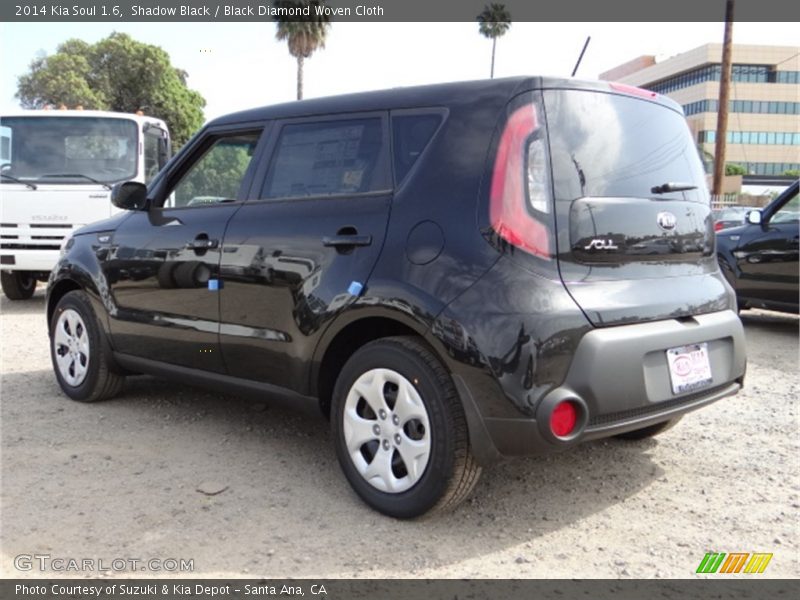 Shadow Black / Black Diamond Woven Cloth 2014 Kia Soul 1.6