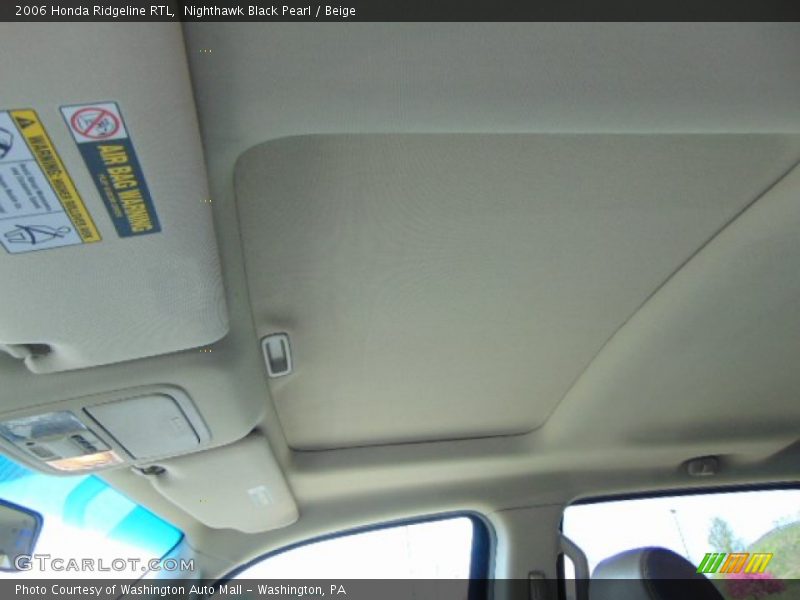 Nighthawk Black Pearl / Beige 2006 Honda Ridgeline RTL