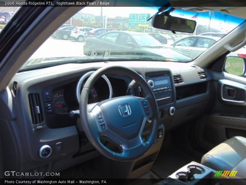 Nighthawk Black Pearl / Beige 2006 Honda Ridgeline RTL