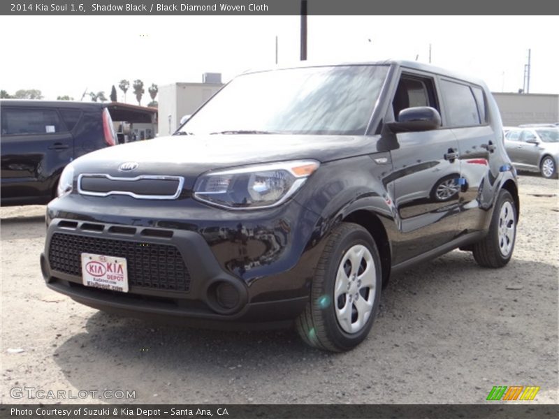 Shadow Black / Black Diamond Woven Cloth 2014 Kia Soul 1.6