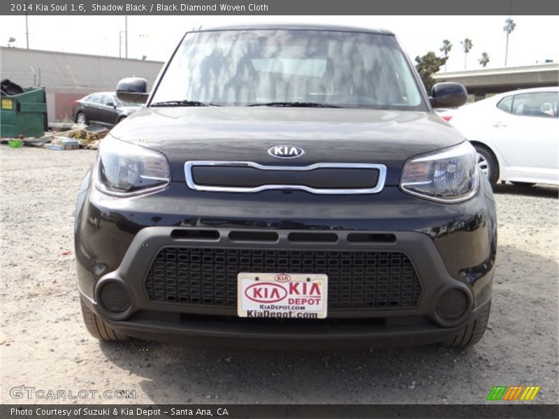 Shadow Black / Black Diamond Woven Cloth 2014 Kia Soul 1.6