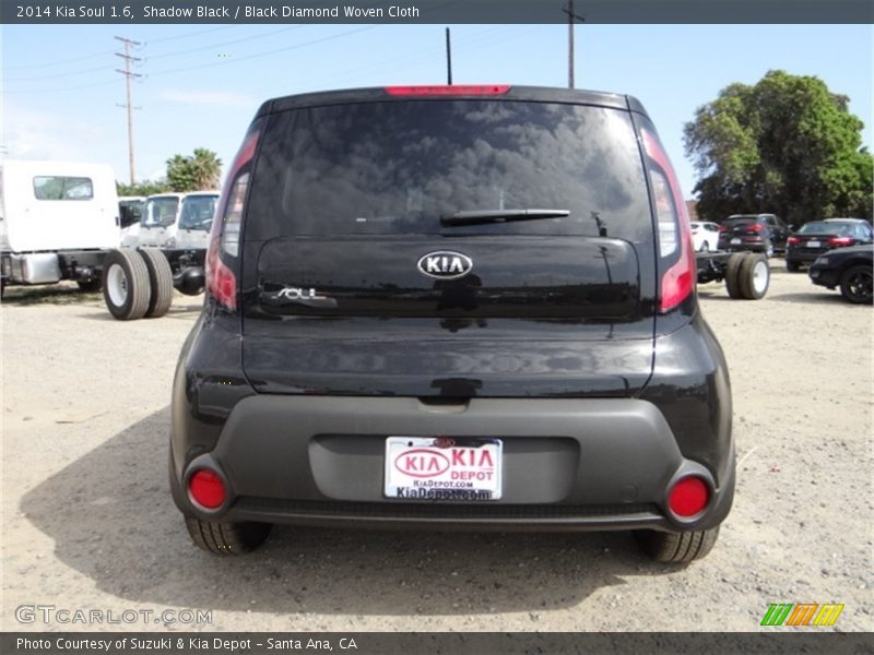 Shadow Black / Black Diamond Woven Cloth 2014 Kia Soul 1.6