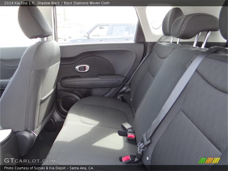 Shadow Black / Black Diamond Woven Cloth 2014 Kia Soul 1.6