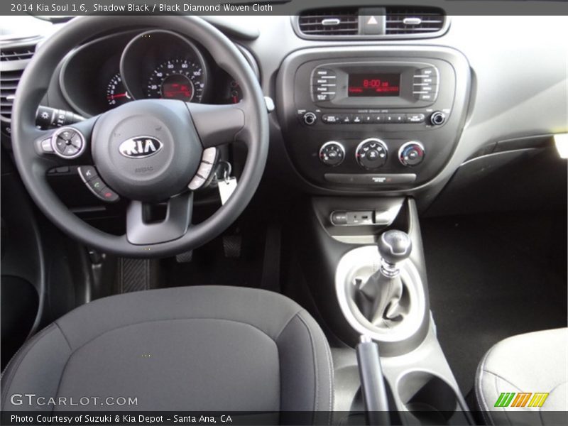 Shadow Black / Black Diamond Woven Cloth 2014 Kia Soul 1.6
