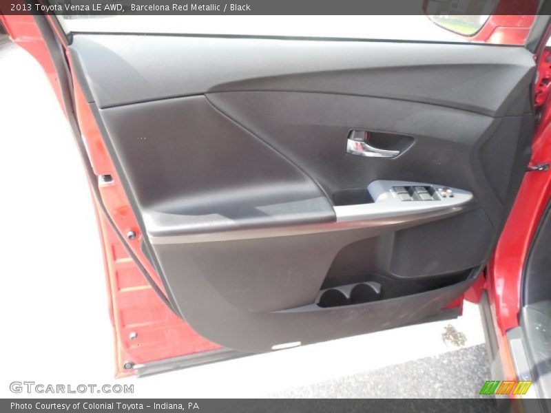 Barcelona Red Metallic / Black 2013 Toyota Venza LE AWD