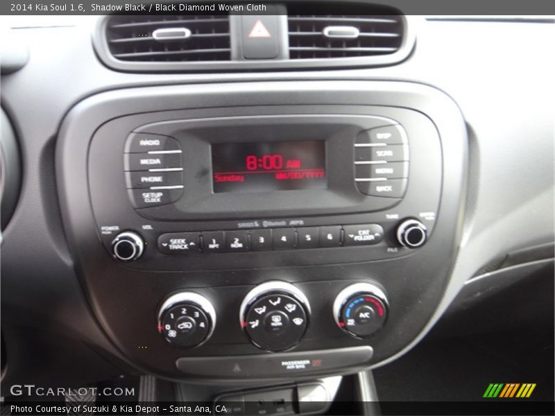 Shadow Black / Black Diamond Woven Cloth 2014 Kia Soul 1.6