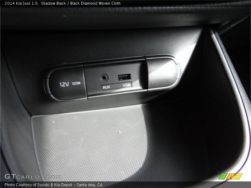 Shadow Black / Black Diamond Woven Cloth 2014 Kia Soul 1.6