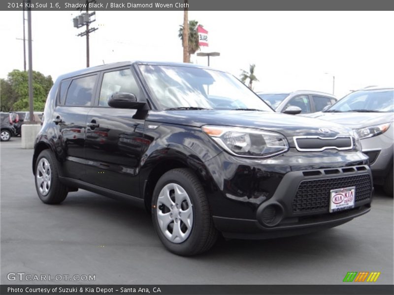 Shadow Black / Black Diamond Woven Cloth 2014 Kia Soul 1.6