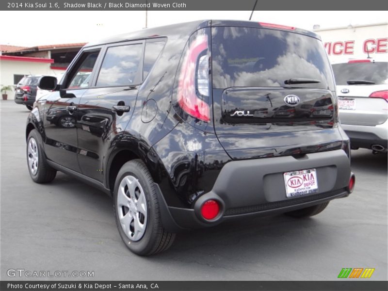 Shadow Black / Black Diamond Woven Cloth 2014 Kia Soul 1.6