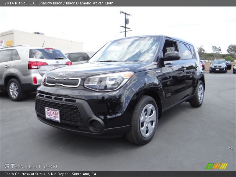 Shadow Black / Black Diamond Woven Cloth 2014 Kia Soul 1.6