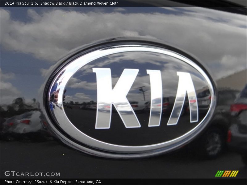 Shadow Black / Black Diamond Woven Cloth 2014 Kia Soul 1.6