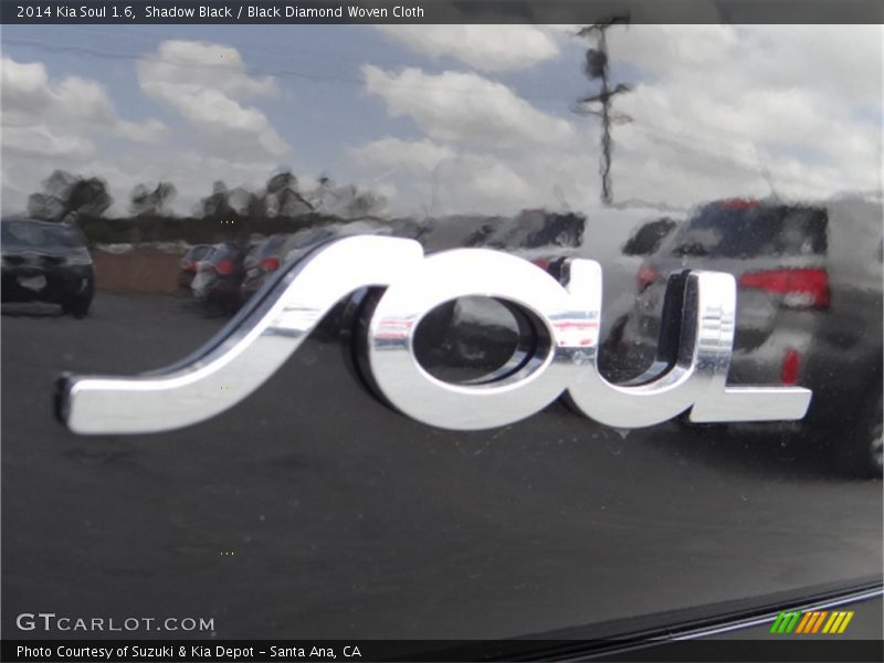 Shadow Black / Black Diamond Woven Cloth 2014 Kia Soul 1.6