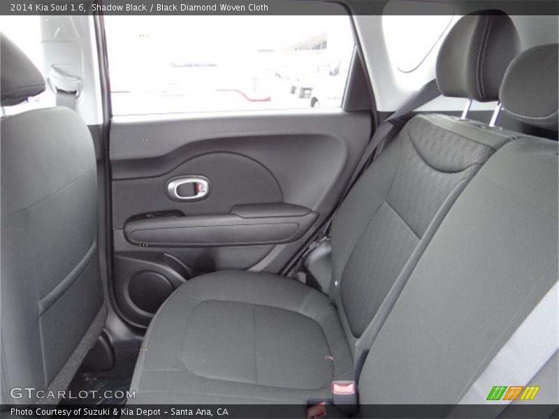 Shadow Black / Black Diamond Woven Cloth 2014 Kia Soul 1.6