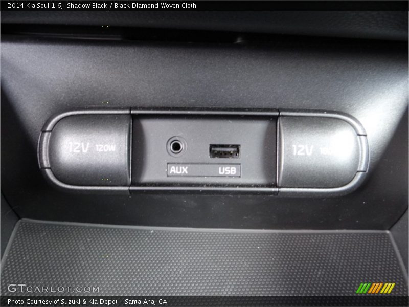 Shadow Black / Black Diamond Woven Cloth 2014 Kia Soul 1.6