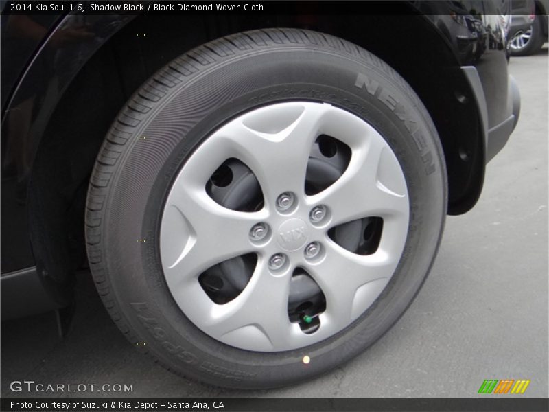 Shadow Black / Black Diamond Woven Cloth 2014 Kia Soul 1.6