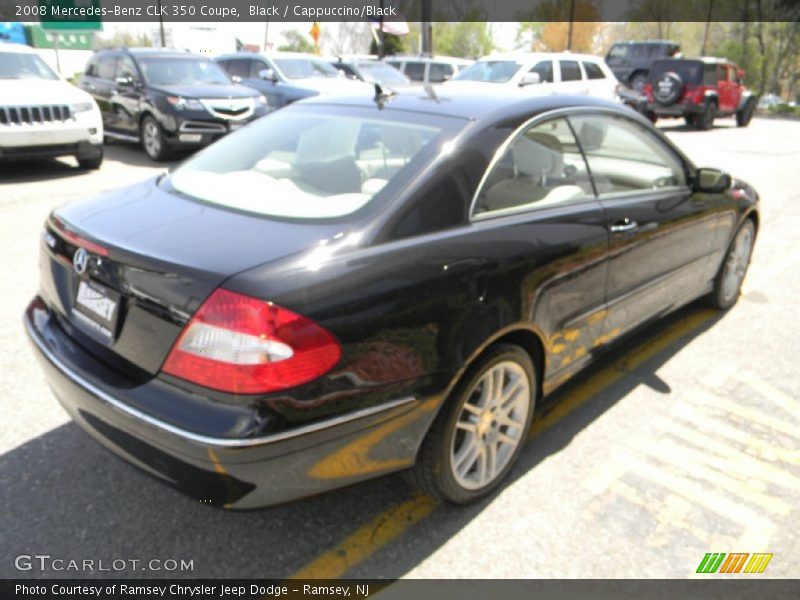 Black / Cappuccino/Black 2008 Mercedes-Benz CLK 350 Coupe