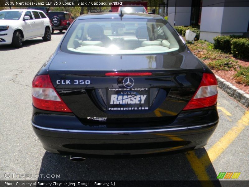 Black / Cappuccino/Black 2008 Mercedes-Benz CLK 350 Coupe