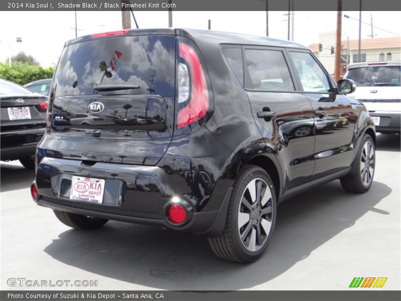 Shadow Black / Black Pinwheel Knit Cloth 2014 Kia Soul !