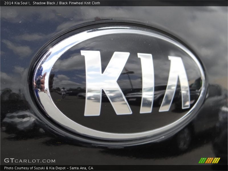 Shadow Black / Black Pinwheel Knit Cloth 2014 Kia Soul !