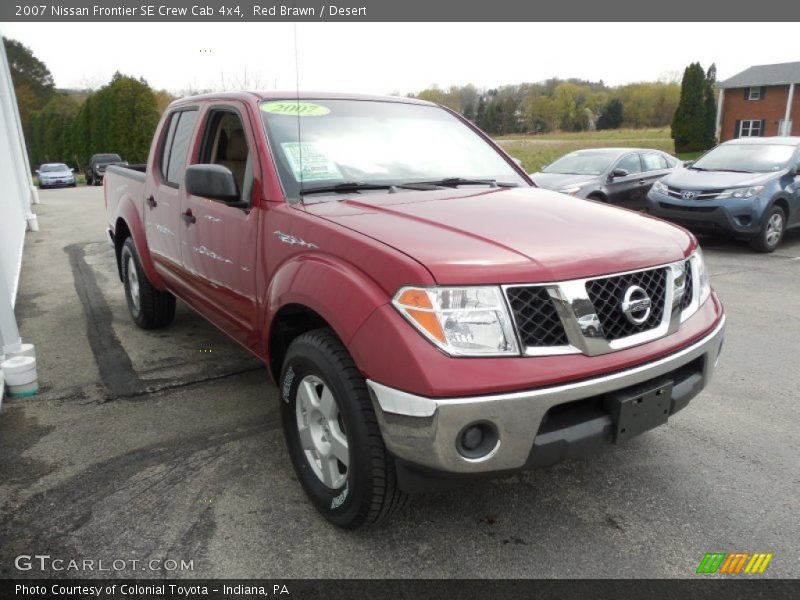 Red Brawn / Desert 2007 Nissan Frontier SE Crew Cab 4x4