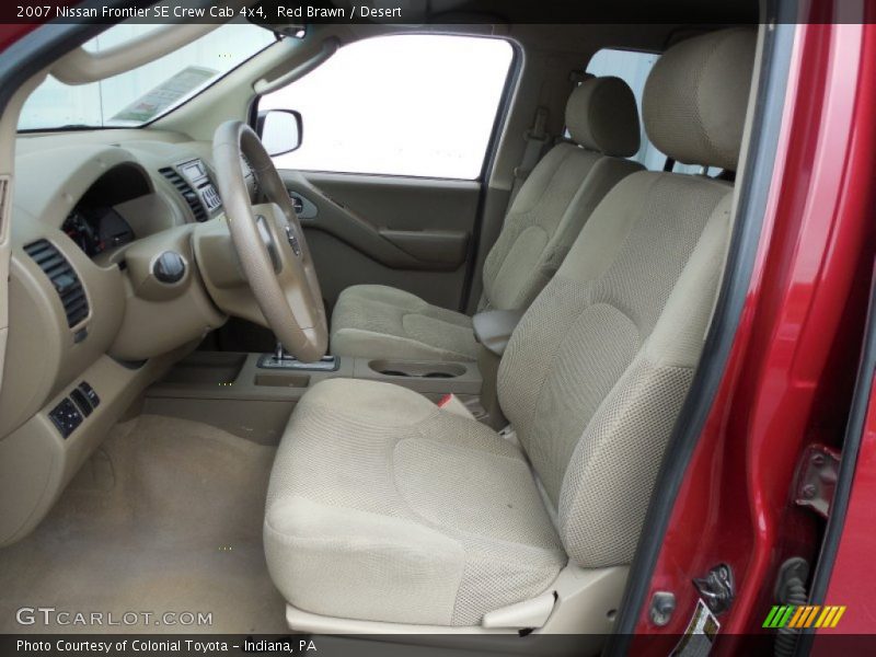 Red Brawn / Desert 2007 Nissan Frontier SE Crew Cab 4x4