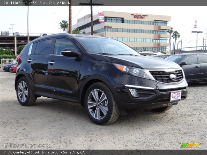 Black Cherry / Black 2014 Kia Sportage SX