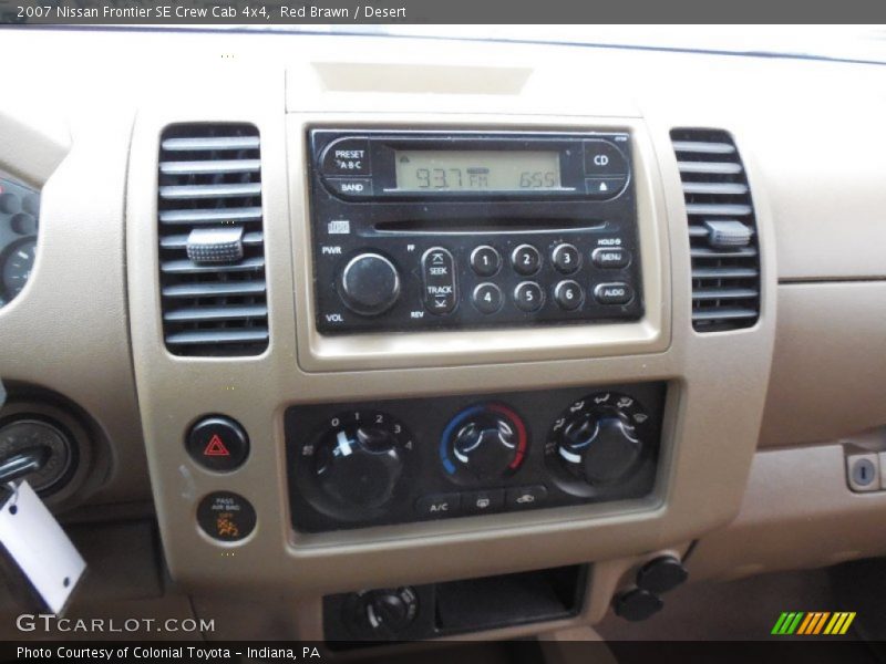 Red Brawn / Desert 2007 Nissan Frontier SE Crew Cab 4x4