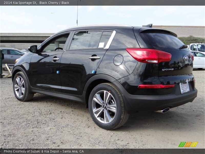 Black Cherry / Black 2014 Kia Sportage SX