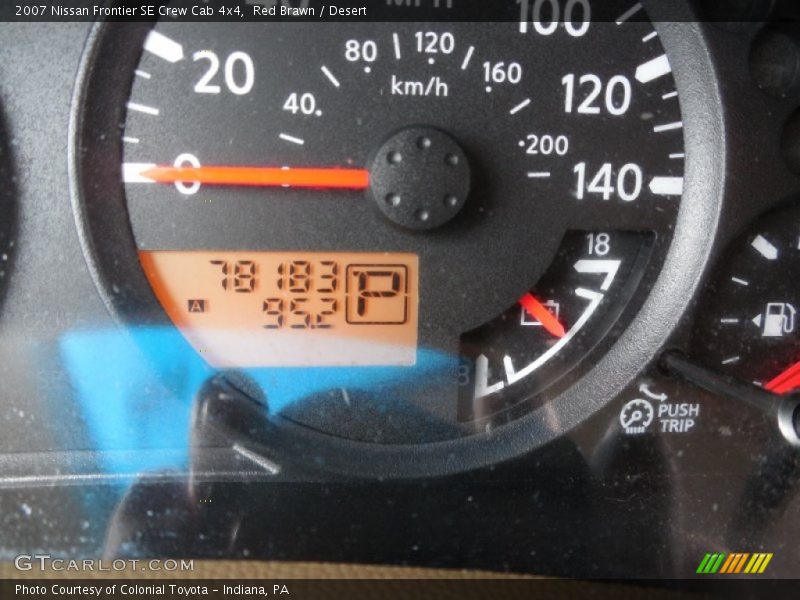 Red Brawn / Desert 2007 Nissan Frontier SE Crew Cab 4x4