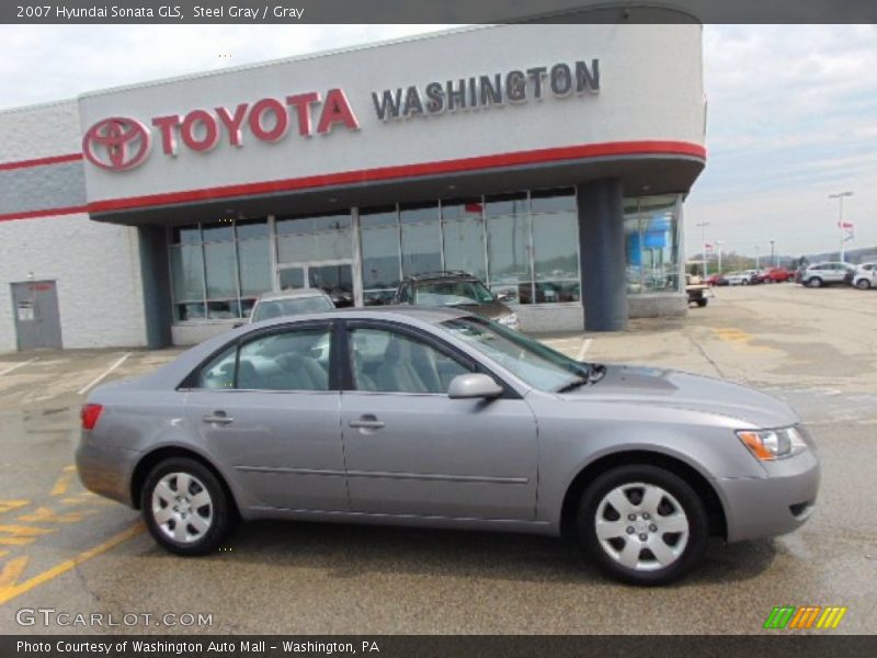 Steel Gray / Gray 2007 Hyundai Sonata GLS