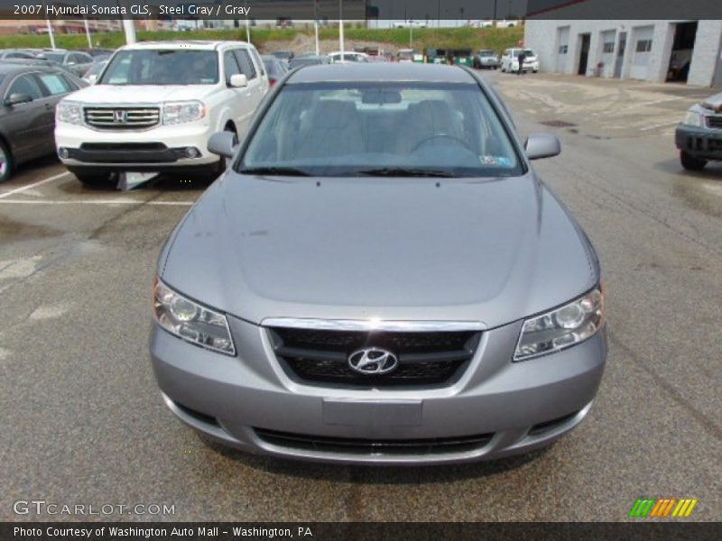 Steel Gray / Gray 2007 Hyundai Sonata GLS