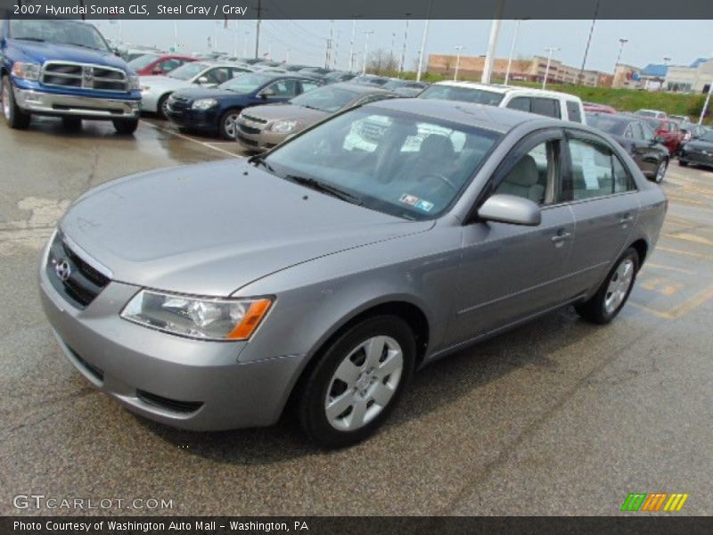 Steel Gray / Gray 2007 Hyundai Sonata GLS