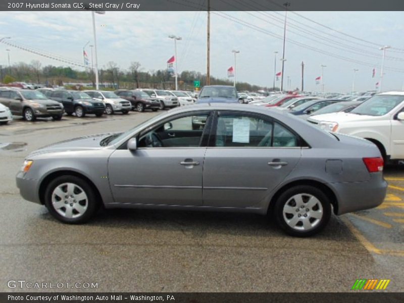 Steel Gray / Gray 2007 Hyundai Sonata GLS