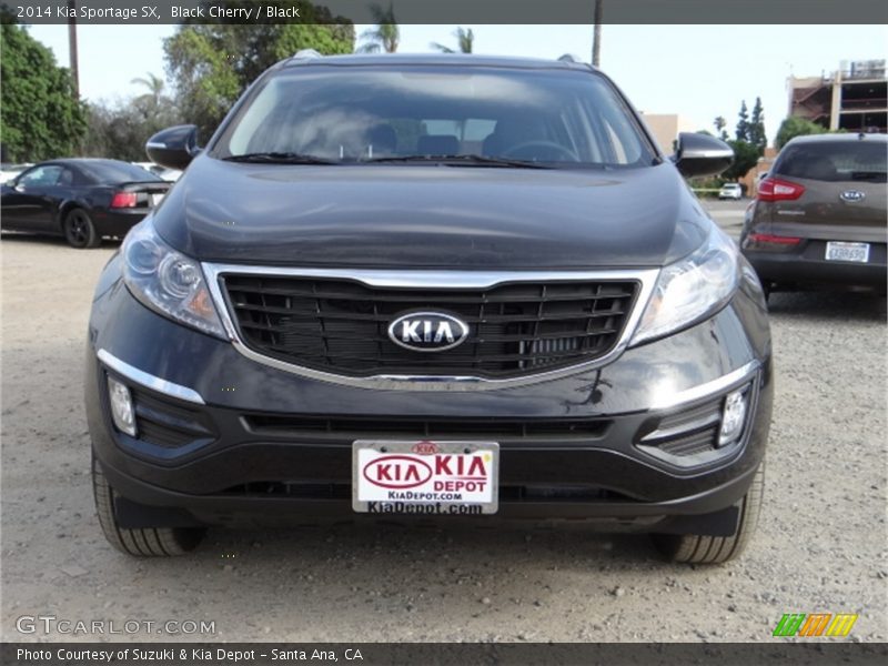 Black Cherry / Black 2014 Kia Sportage SX