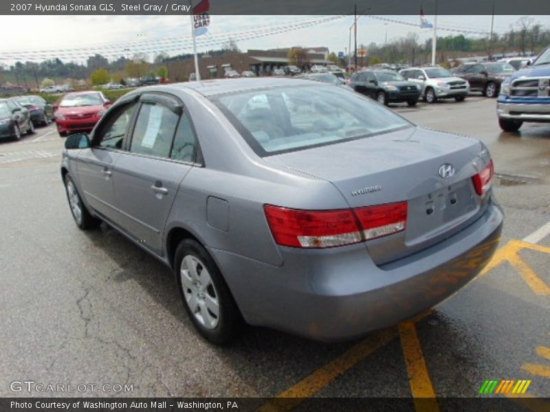 Steel Gray / Gray 2007 Hyundai Sonata GLS