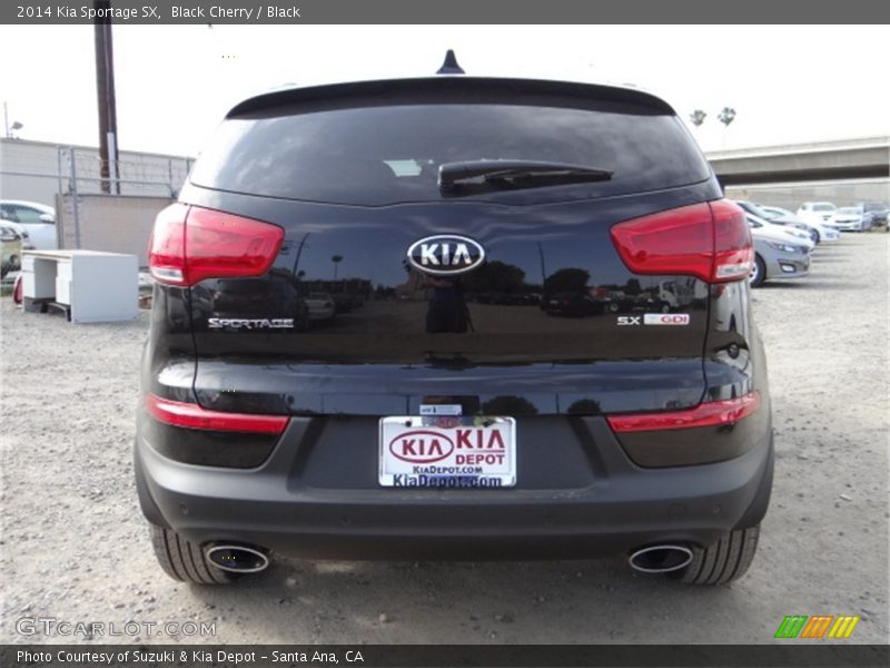Black Cherry / Black 2014 Kia Sportage SX