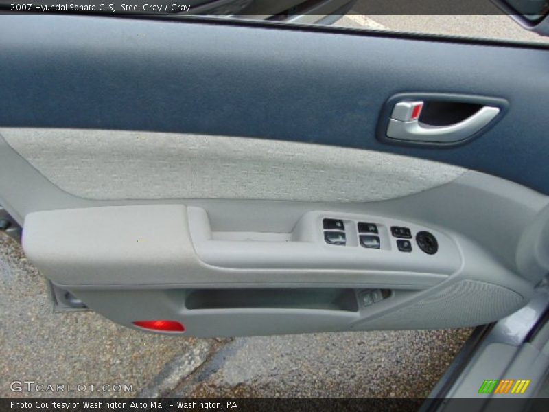 Steel Gray / Gray 2007 Hyundai Sonata GLS
