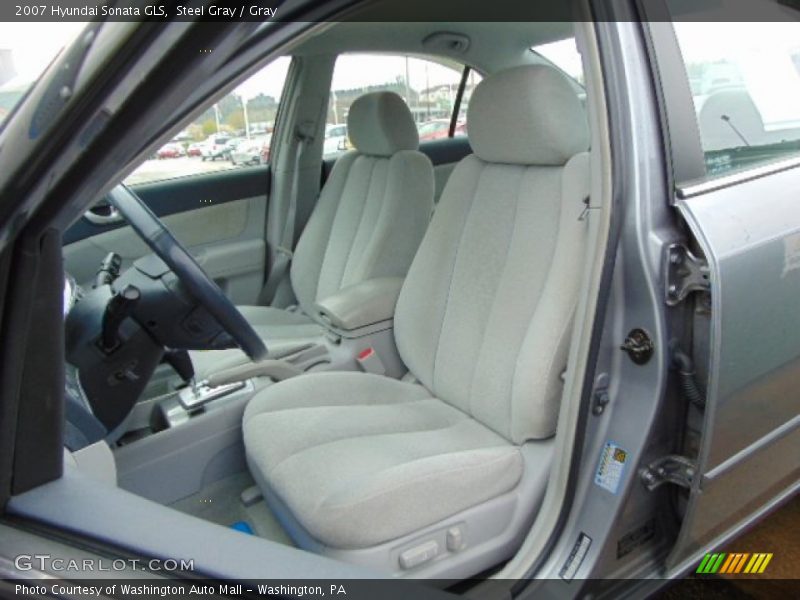 Steel Gray / Gray 2007 Hyundai Sonata GLS