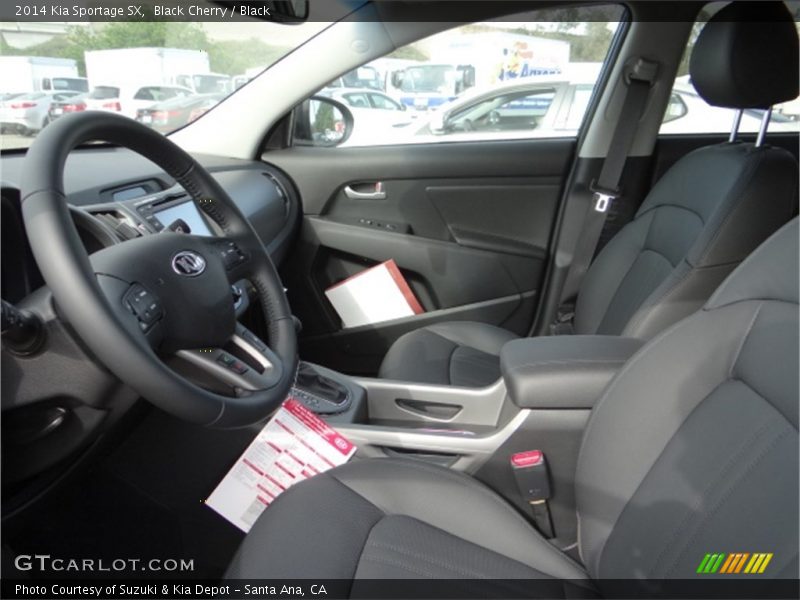 Black Cherry / Black 2014 Kia Sportage SX