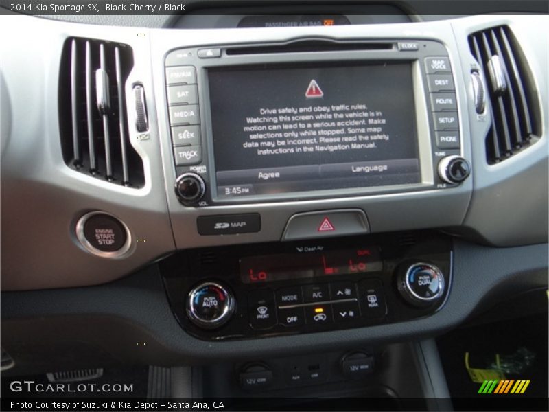Black Cherry / Black 2014 Kia Sportage SX
