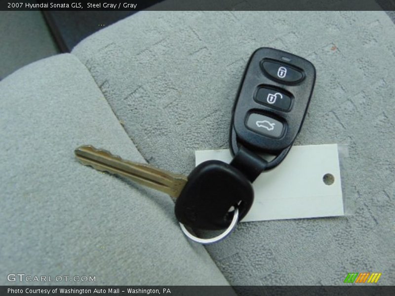 Steel Gray / Gray 2007 Hyundai Sonata GLS