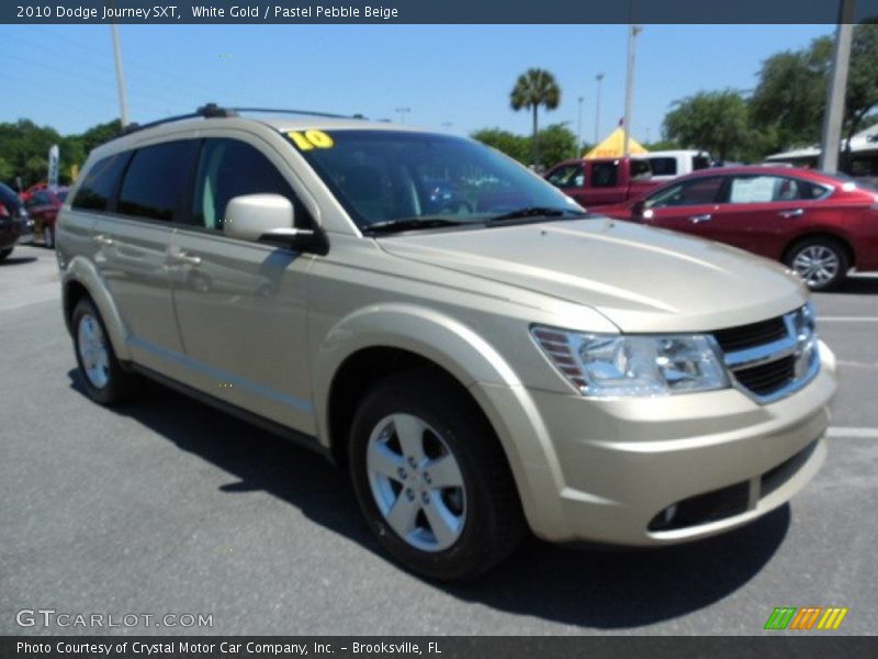 White Gold / Pastel Pebble Beige 2010 Dodge Journey SXT