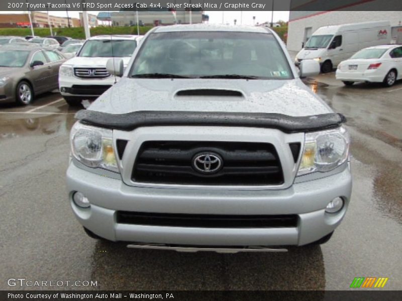 Silver Streak Mica / Graphite Gray 2007 Toyota Tacoma V6 TRD Sport Access Cab 4x4