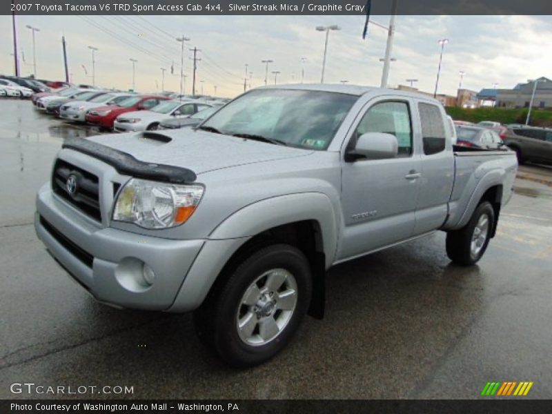Silver Streak Mica / Graphite Gray 2007 Toyota Tacoma V6 TRD Sport Access Cab 4x4