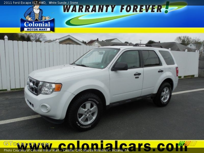White Suede / Stone 2011 Ford Escape XLT 4WD