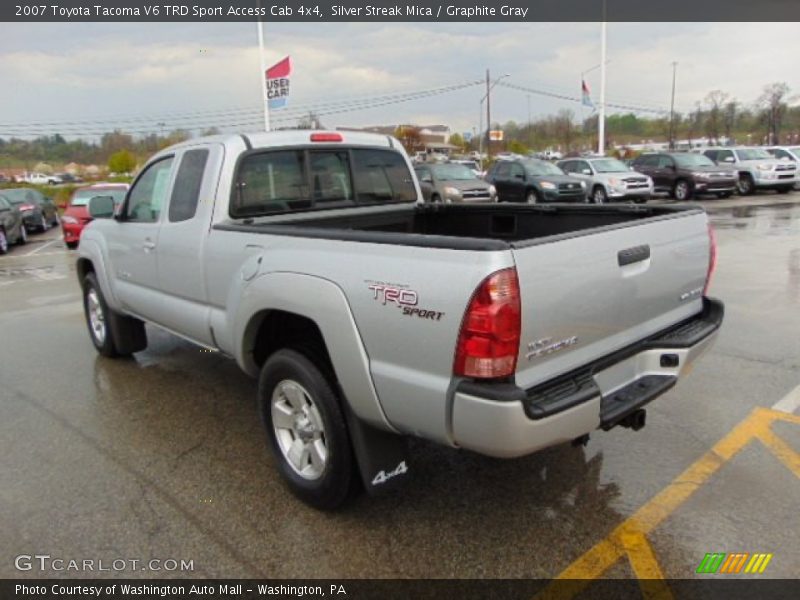 Silver Streak Mica / Graphite Gray 2007 Toyota Tacoma V6 TRD Sport Access Cab 4x4