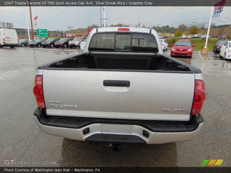 Silver Streak Mica / Graphite Gray 2007 Toyota Tacoma V6 TRD Sport Access Cab 4x4