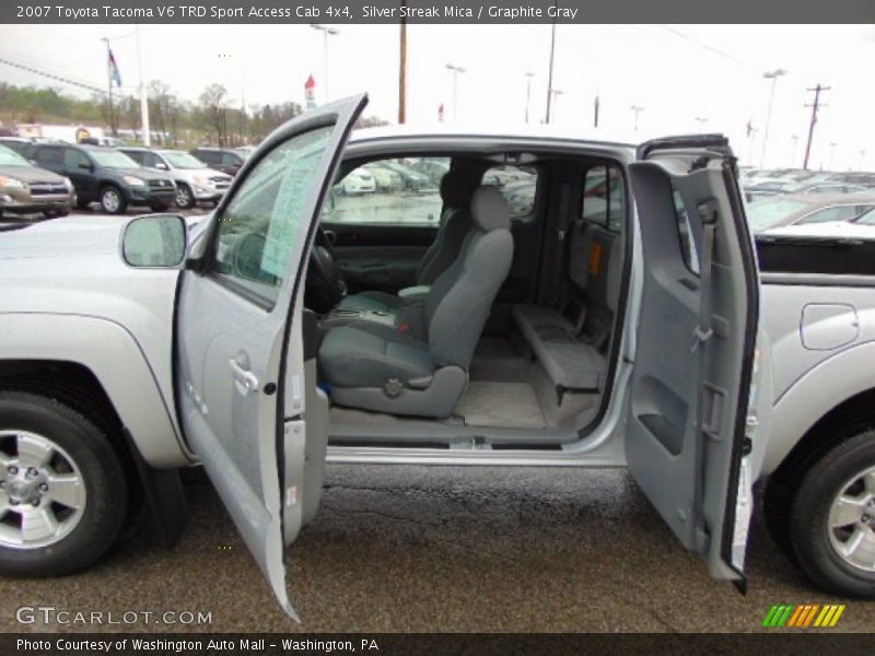 Silver Streak Mica / Graphite Gray 2007 Toyota Tacoma V6 TRD Sport Access Cab 4x4